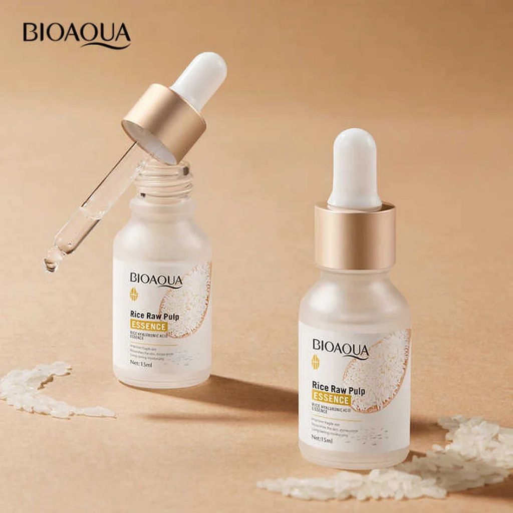 BIOAQUA Rice Serum natural moisturizing anti aging skin care face 15ml NO.BQY80535 - Oshi.pk - Buy & Sell Online