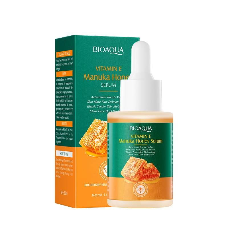 Bioaqua Vitamin E Manuka Honey Brightening Facial Serum 30ml - Oshi.pk - Buy & Sell Online