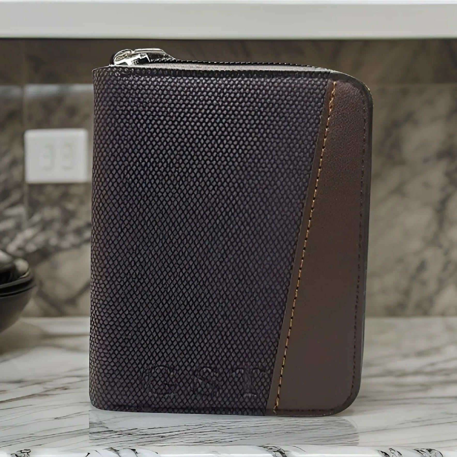 BK's New Casual Wallet Multi-Slot Card Holder Zipper Coin Purse Small Clutch PU Money Bag Purse Cardholder Wallets for Men - Oshi.pk - Buy & Sell Online