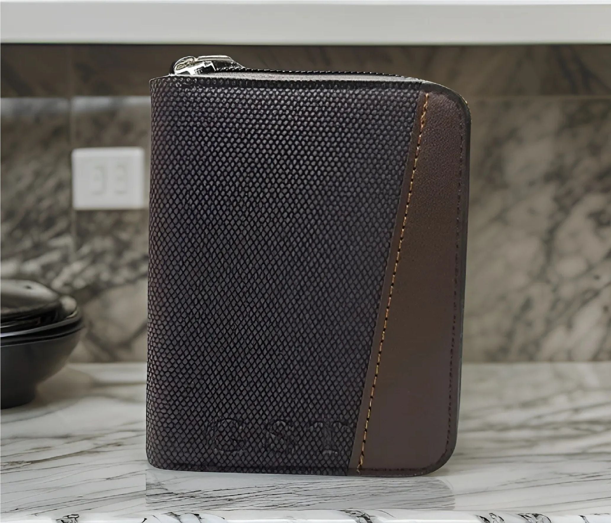 BK's New Casual Wallet Multi-Slot Card Holder Zipper Coin Purse Small Clutch PU Money Bag Purse Cardholder Wallets for Men - Oshi.pk - Buy & Sell Online