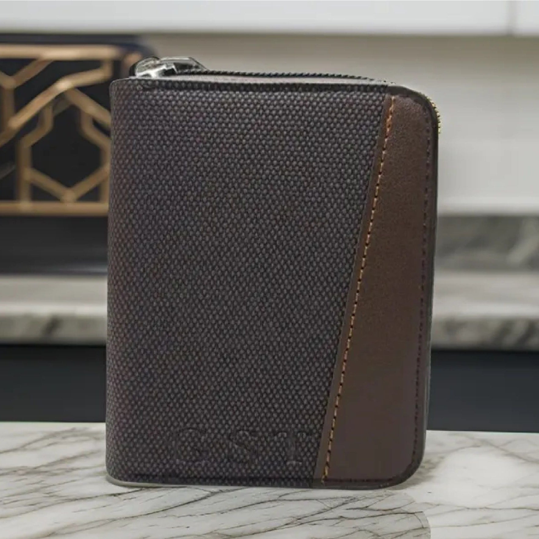 BK's New Casual Wallet Multi-Slot Card Holder Zipper Coin Purse Small Clutch PU Money Bag Purse Cardholder Wallets for Men - Oshi.pk - Buy & Sell Online