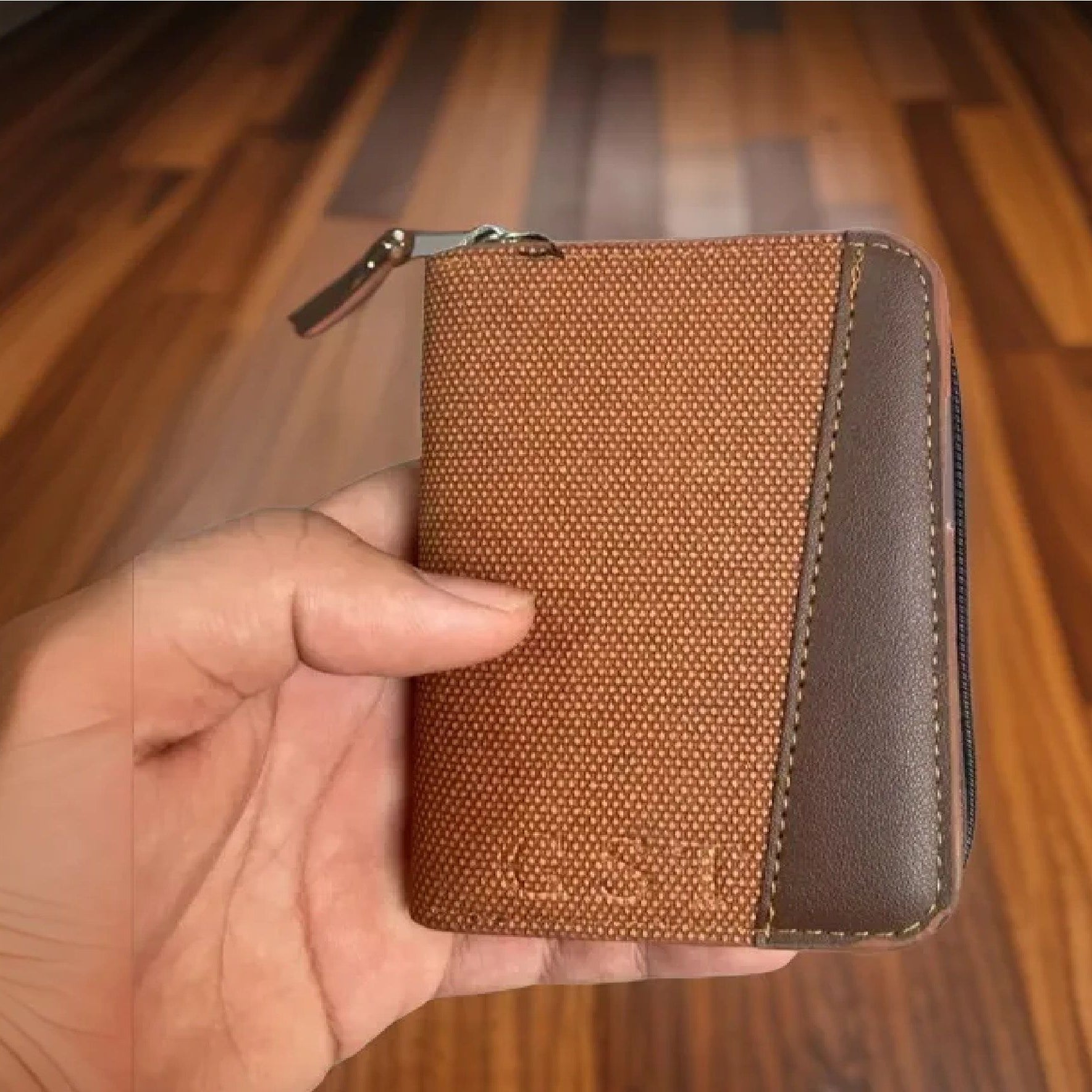 BK's New Casual Wallet Multi-Slot Card Holder Zipper Coin Purse Small Clutch PU Money Bag Purse Cardholder Wallets for Men - Oshi.pk - Buy & Sell Online