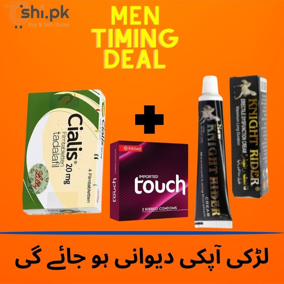 Cialis , Knight Rider , Touch Condom Imported Timing Delay Cream - Timing Condom Deal no 17 - Oshi.pk - Buy & Sell Online