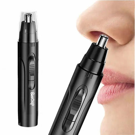 Black Electric Nose Hair Clipper for Men and Women Available with Washable Nose Hair with Low Noise High Torque High Speed Motor - Oshi.pk - Buy & Sell Online