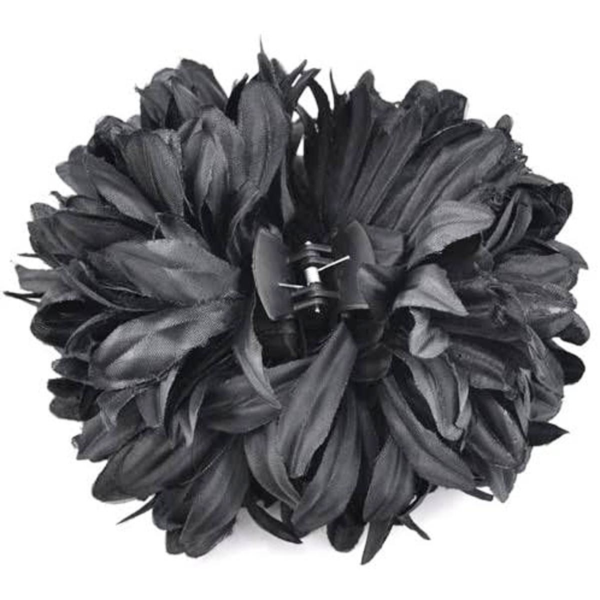 Black flower catcher for hijab volume and hair covering and scarf - Oshi.pk - Buy & Sell Online