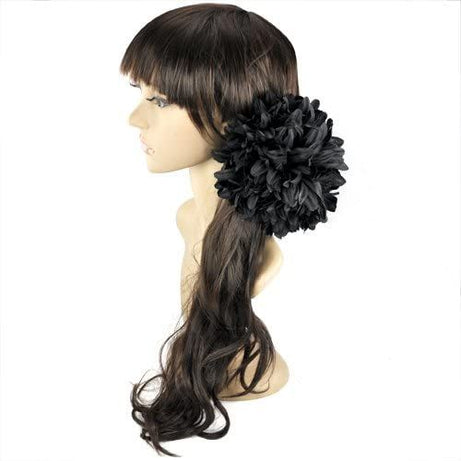 Black flower catcher for hijab volume and hair covering and scarf - Oshi.pk - Buy & Sell Online