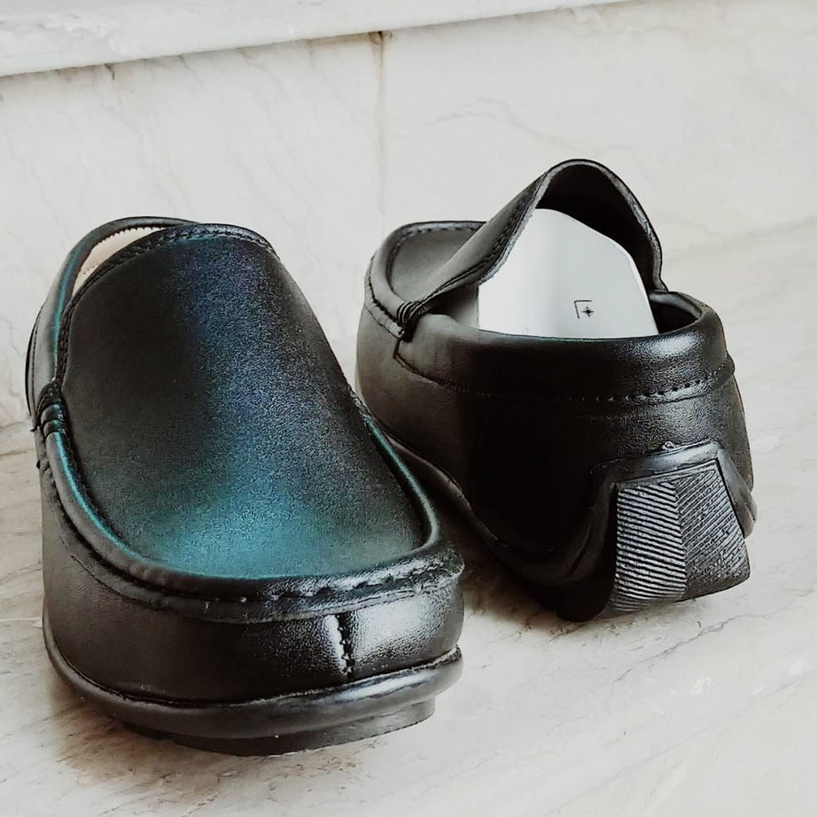 SJ Black Men Loafers moccasin Formal shoes high quality Export quality - Oshi.pk - Buy & Sell Online