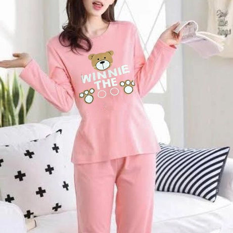 Pink Winnie The Poh Tshirt Pajama For Her - Oshi.pk - Buy & Sell Online