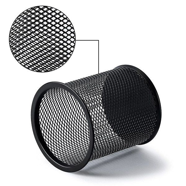Black Single Round Mesh Metal Pen Pencil Holder Organizer for Home Office - Oshi.pk - Buy & Sell Online