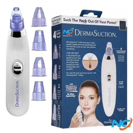 Blackhead Removal Machine-Derma Suction 3 in 1 Black Head Remover Machine-Acne Pimple Pore Cleaner Vacuum Suction Tool - Oshi.pk - Buy & Sell Online
