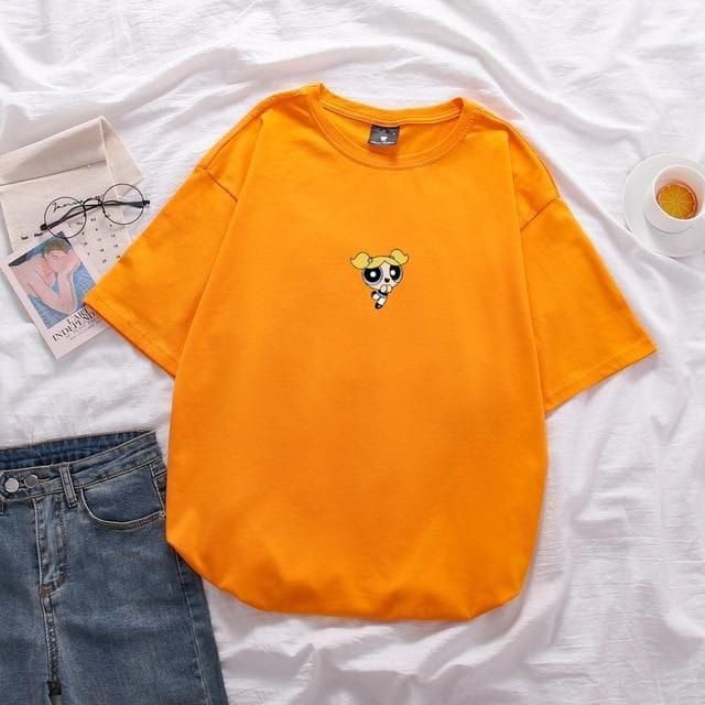 Blossom Basic Round Neck Orange T-Shirt For Women - Oshi.pk - Buy & Sell Online