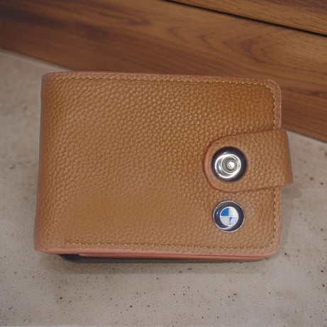 BMW Men's PU Leather Wallet With Coin Pockets - Oshi.pk - Buy & Sell Online