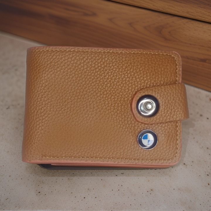 BMW Men's PU Leather Wallet With Coin Pockets - Oshi.pk - Buy & Sell Online