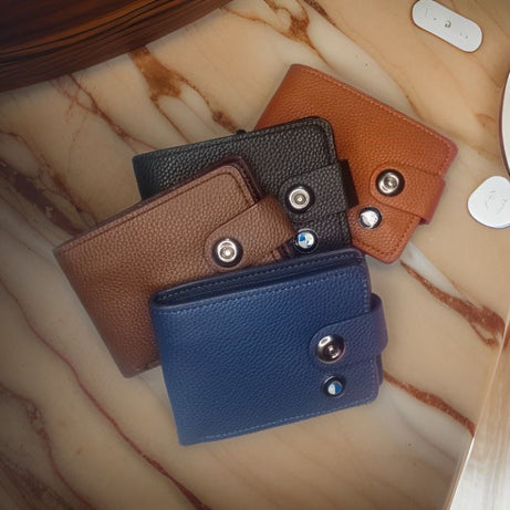 BMW Men's PU Leather Wallet With Coin Pockets - Oshi.pk - Buy & Sell Online