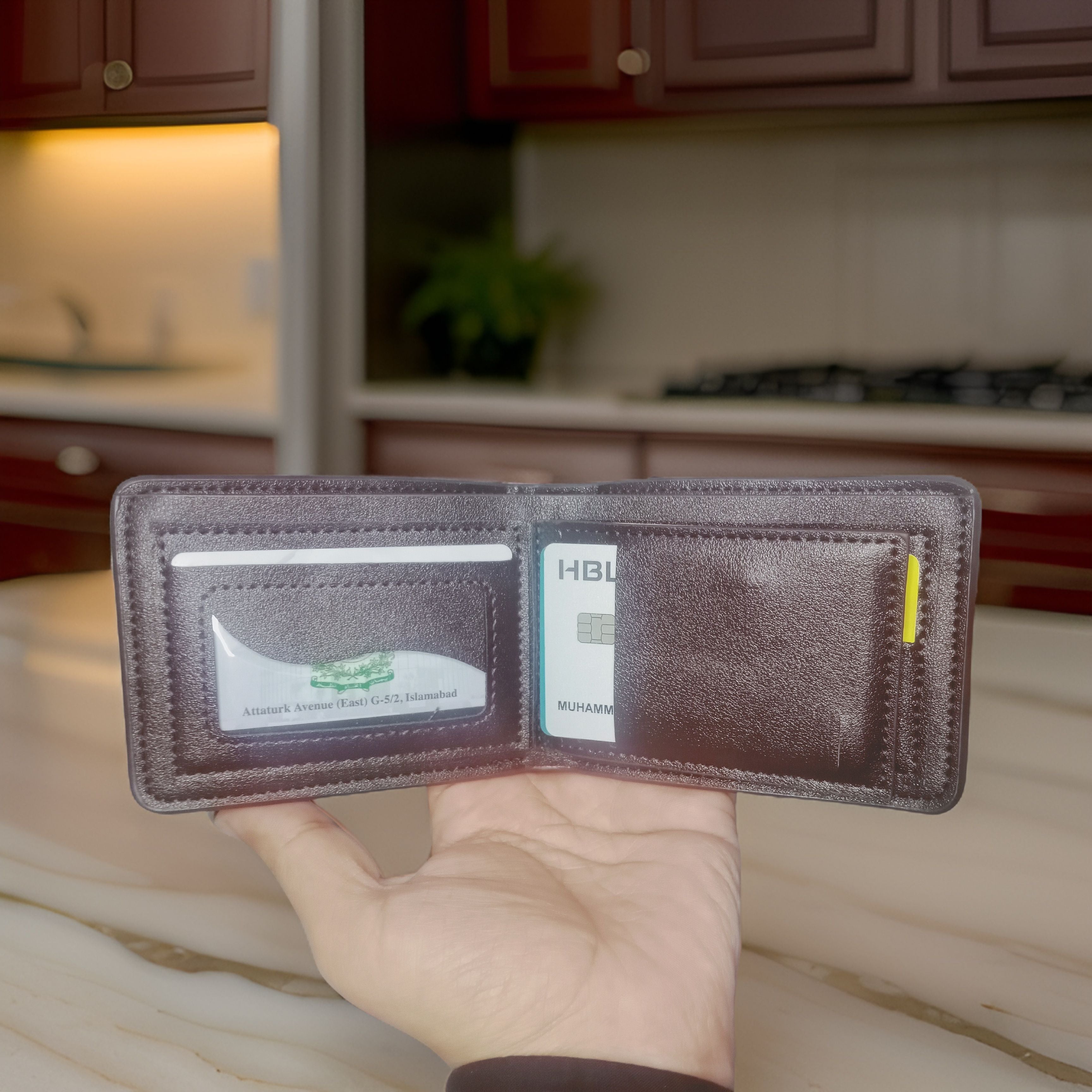 BMW Men's PU Leather Wallet With Coin Pockets - Oshi.pk - Buy & Sell Online