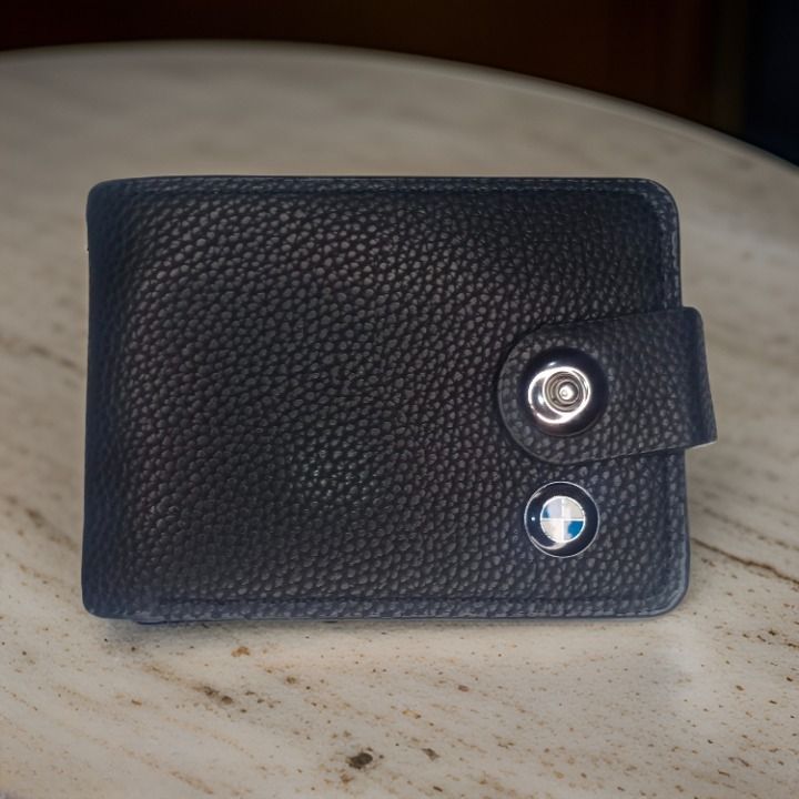 BMW Men's PU Leather Wallet With Coin Pockets - Oshi.pk - Buy & Sell Online