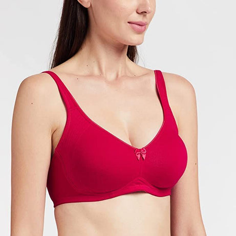 Womens Padded Wire Free Seamless Bra