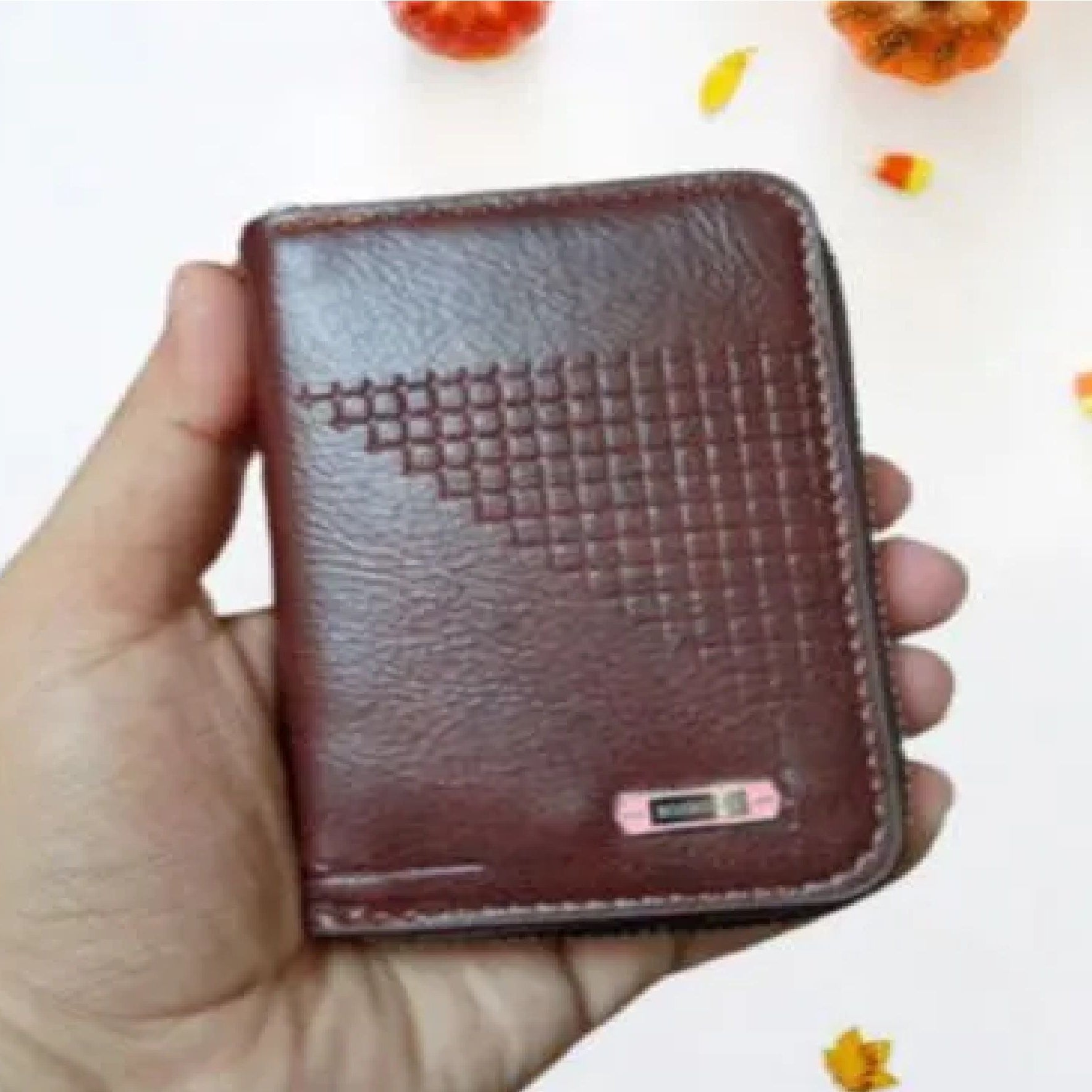 Boshihou Men's PU Leather Card Holder Bag Slim, Sleek, and Functional - Oshi.pk - Buy & Sell Online