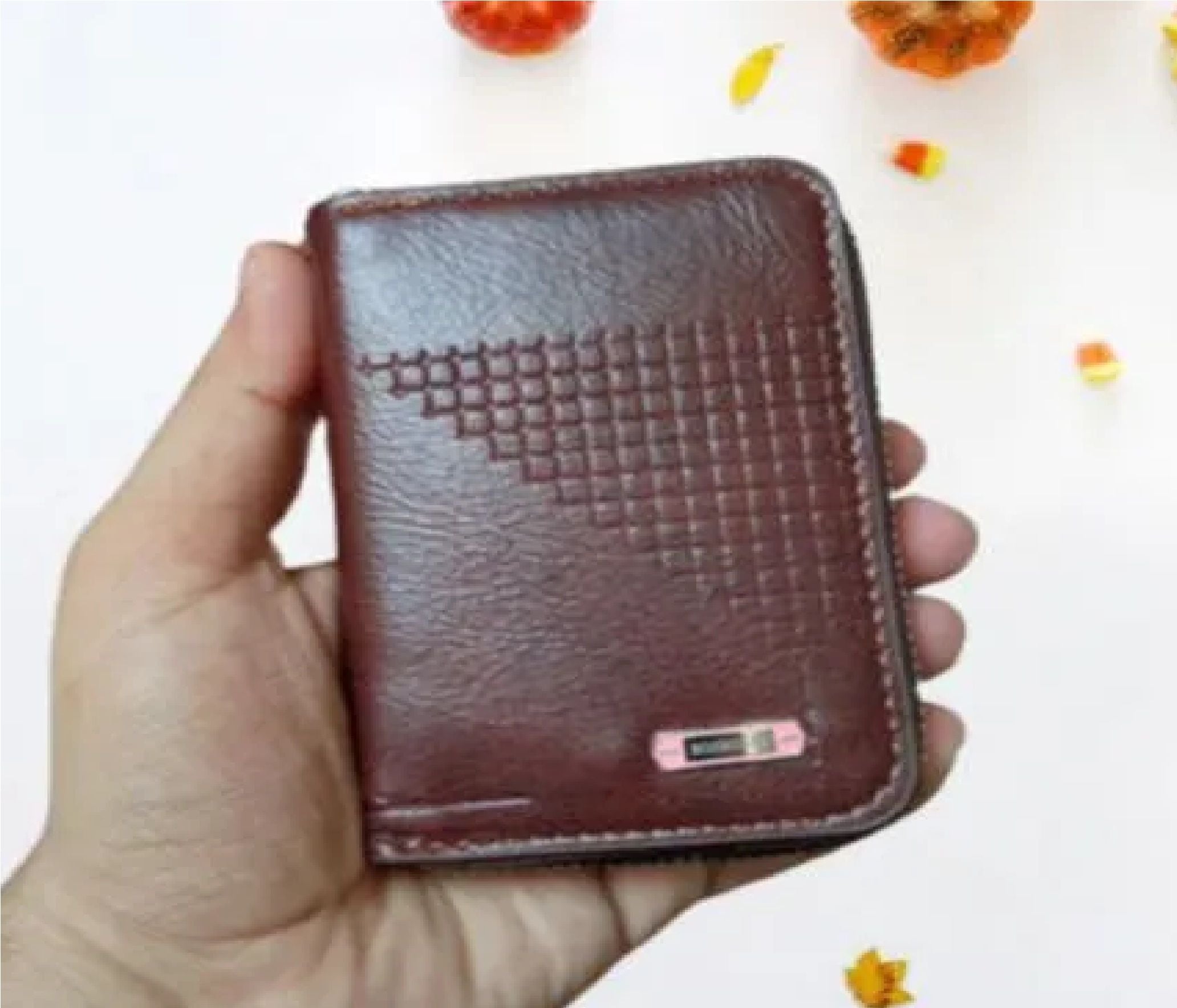 Boshihou Men's PU Leather Card Holder Bag Slim, Sleek, and Functional - Oshi.pk - Buy & Sell Online