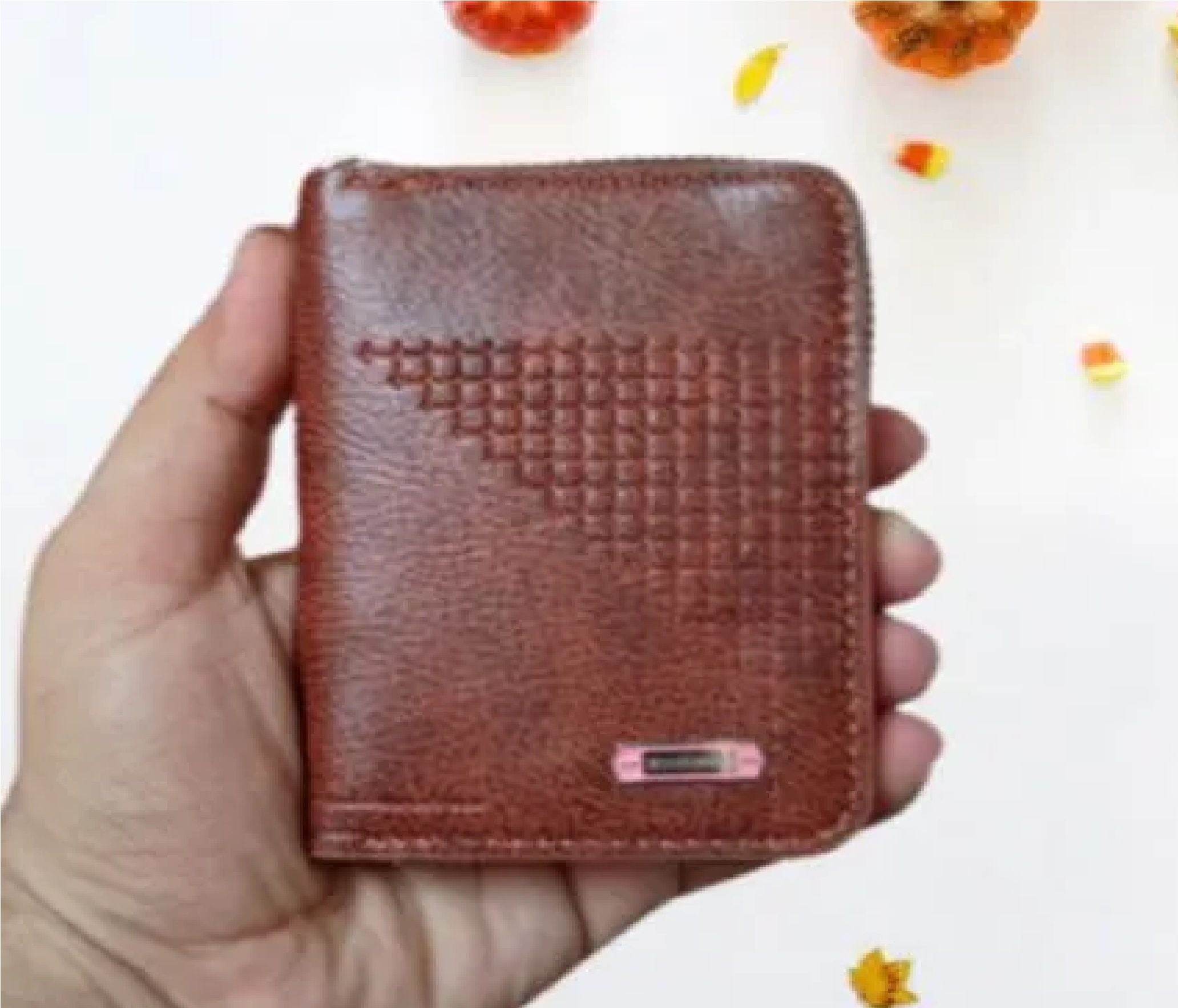 Boshihou Men's PU Leather Card Holder Bag Slim, Sleek, and Functional - Oshi.pk - Buy & Sell Online