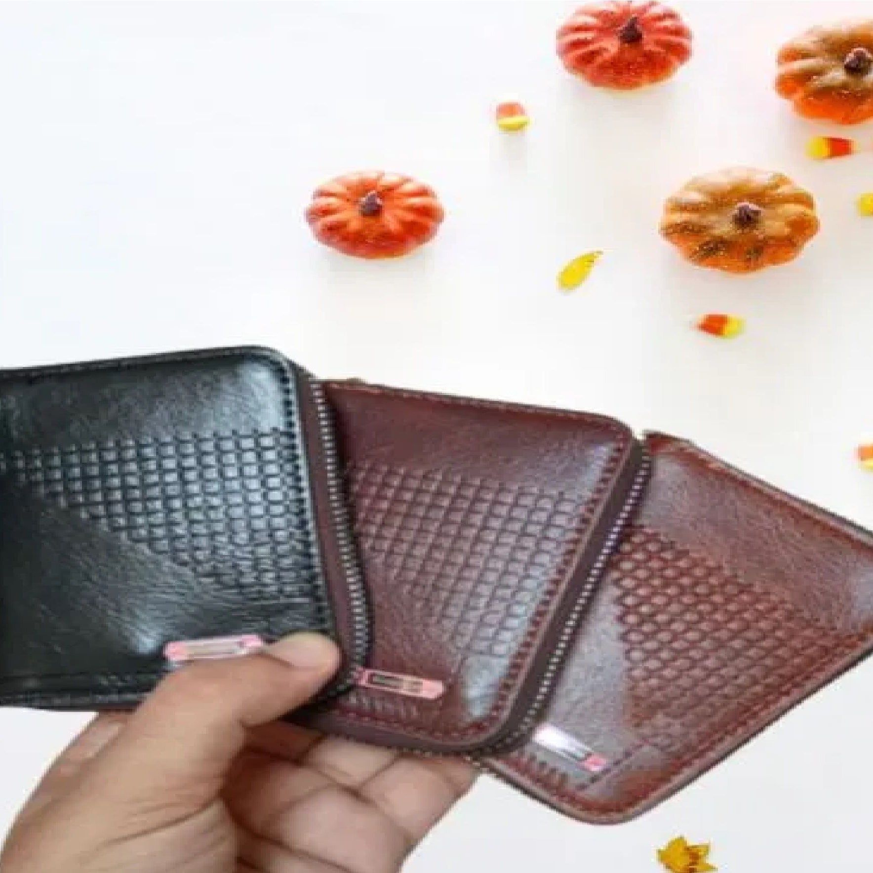 Boshihou Men's PU Leather Card Holder Bag Slim, Sleek, and Functional - Oshi.pk - Buy & Sell Online