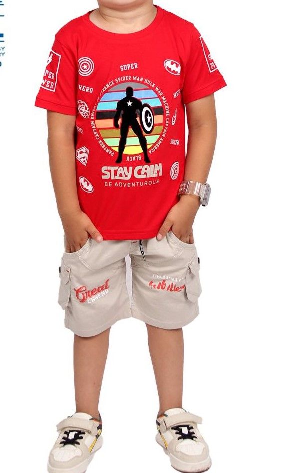 Boys 2 Pcs Suit With Shorts - Oshi.pk - Buy & Sell Online