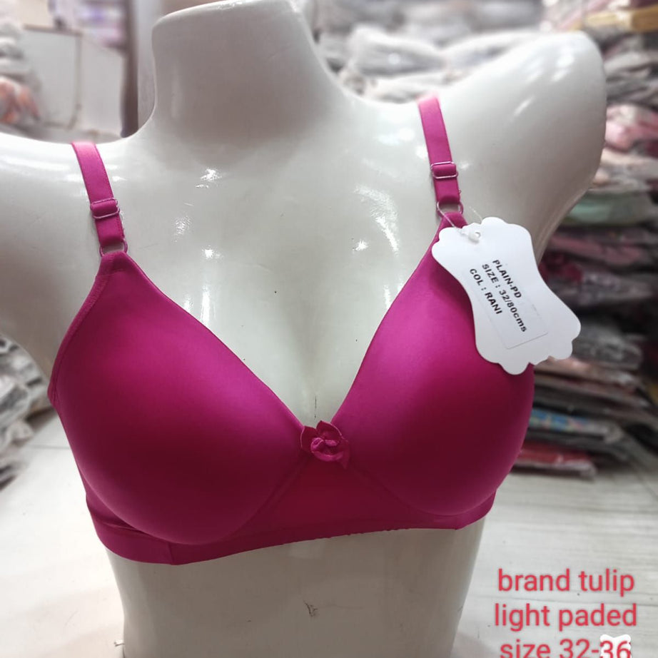 Black Plain Brand Tulip Imported Victoria Secret Bra Light Padded - Oshi.pk - Buy & Sell Online