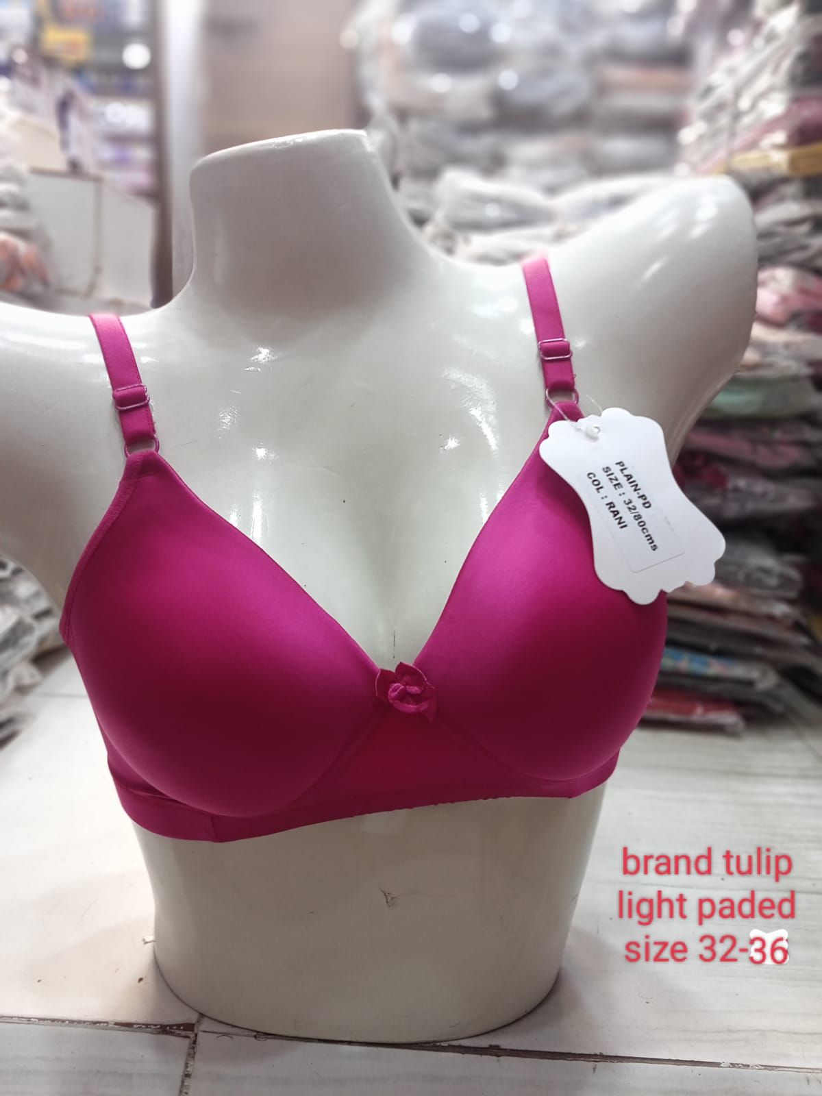Black Plain Brand Tulip Imported Victoria Secret Bra Light Padded - Oshi.pk - Buy & Sell Online