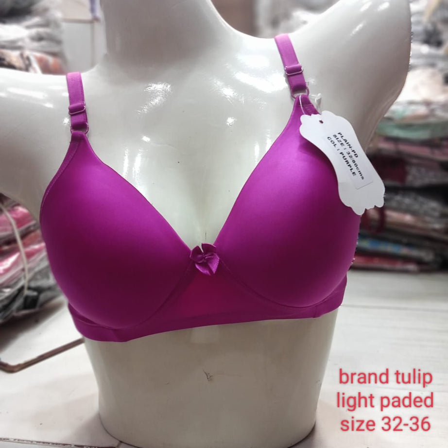 Black Plain Brand Tulip Imported Victoria Secret Bra Light Padded - Oshi.pk - Buy & Sell Online