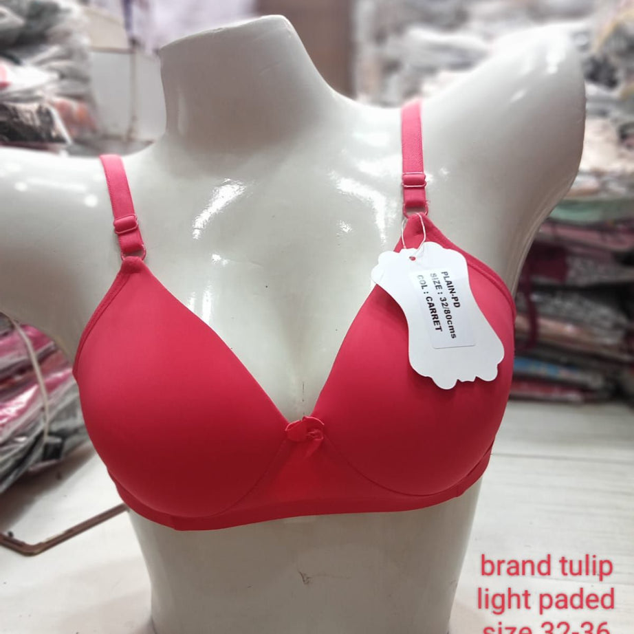 Black Plain Brand Tulip Imported Victoria Secret Bra Light Padded - Oshi.pk - Buy & Sell Online