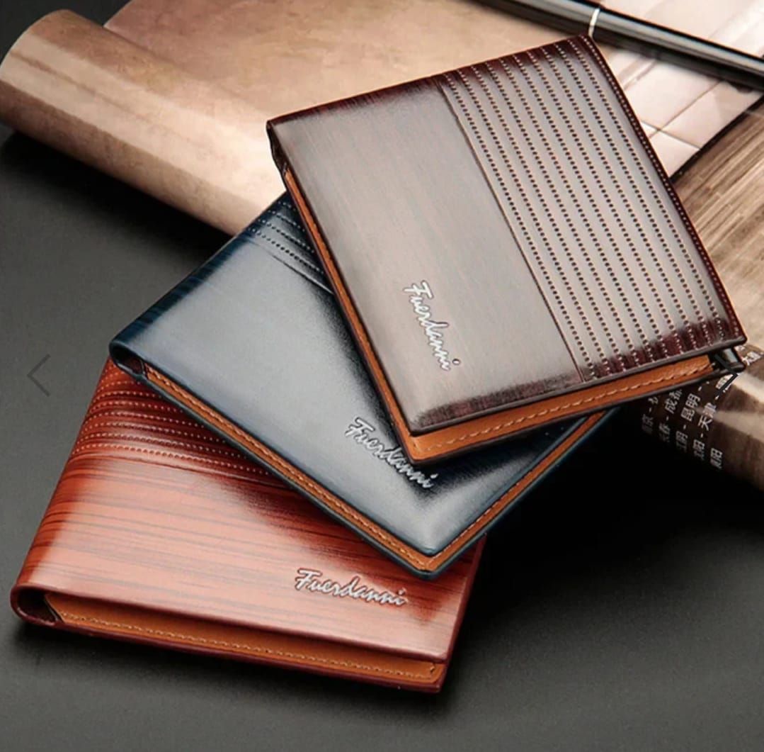 Men's short design wallet, fashion PU leather pocket wallet (Fuerdanni) - Oshi.pk - Buy & Sell Online