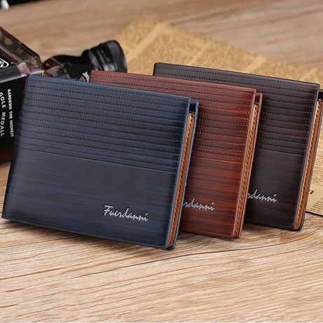 Men's short design wallet, fashion PU leather pocket wallet (Fuerdanni) - Oshi.pk - Buy & Sell Online
