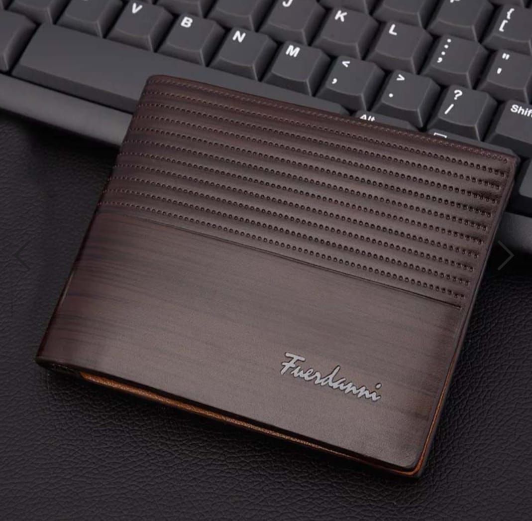 Men's short design wallet, fashion PU leather pocket wallet (Fuerdanni) - Oshi.pk - Buy & Sell Online