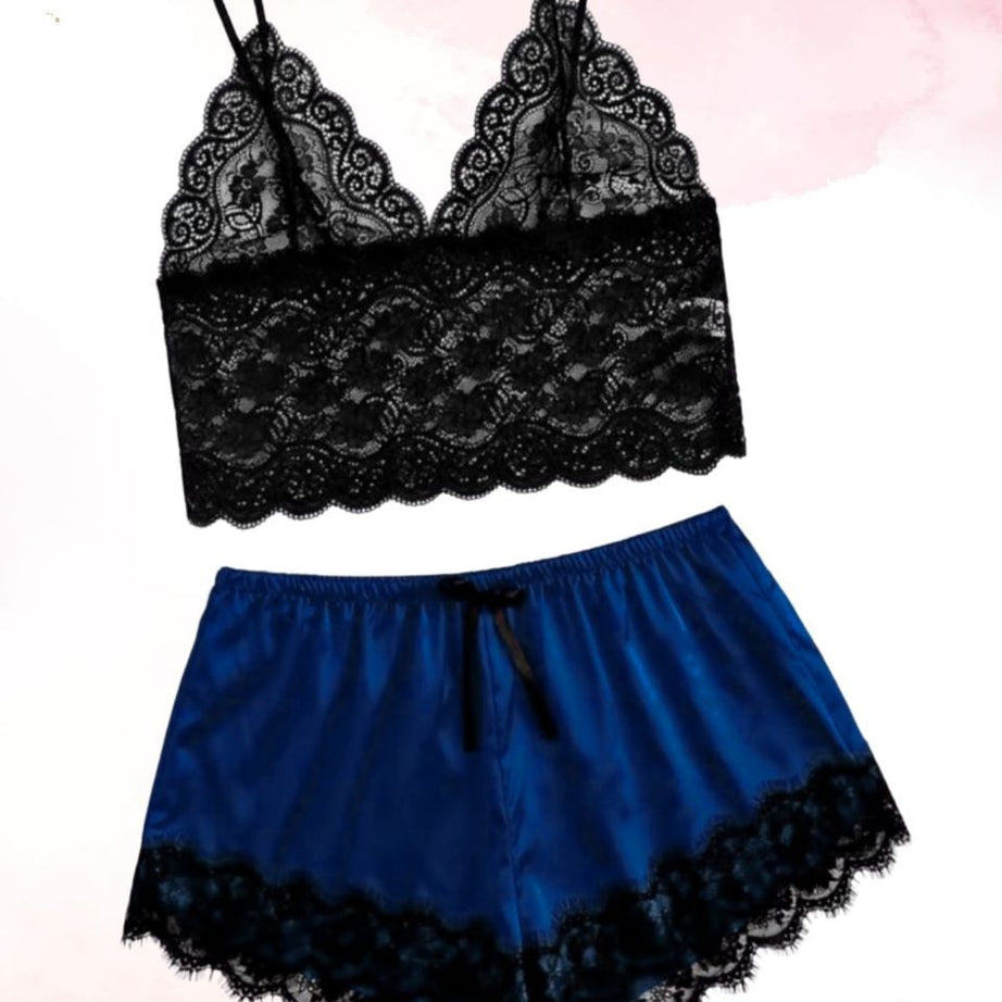 Bridal Laced Silk Lingerie Set – 2pc Set - Oshi.pk - Buy & Sell Online