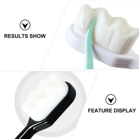Bristle Micro Nano Toothbrush for Sensitive Teeth and Gums Care, Extra Soft Silko Toothbrush for Adults and People with Braces - Oshi.pk - Buy & Sell Online