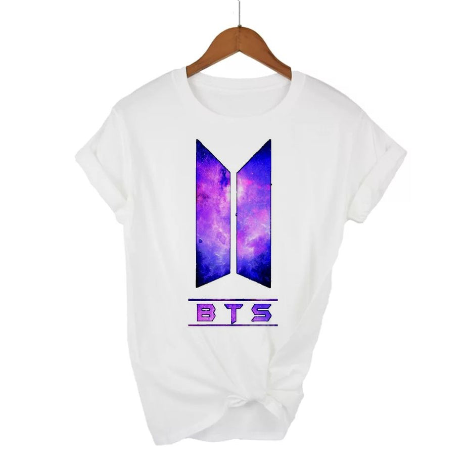 BTS New Design Printed Cotton Half Sleeves O Neck T Shirt For Women - Oshi.pk - Buy & Sell Online