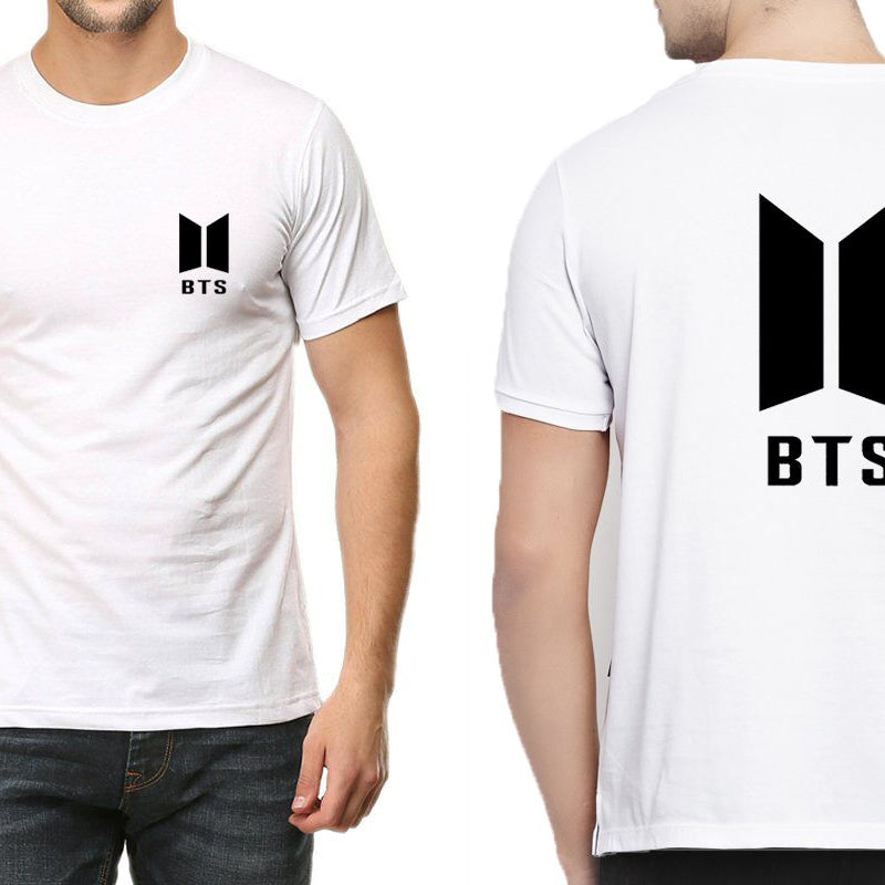 BTS Printed White T-Shirt For Men's - Oshi.pk - Buy & Sell Online