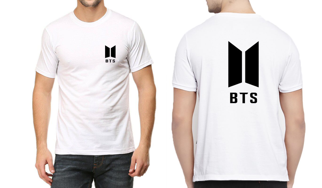 BTS Printed White T-Shirt For Men's - Oshi.pk - Buy & Sell Online