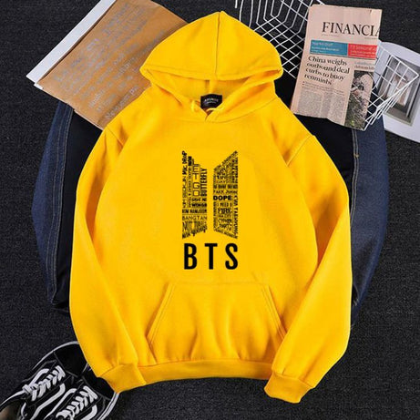 BTS Signature Pull Over Hoodie For Women - Oshi.pk - Buy & Sell Online