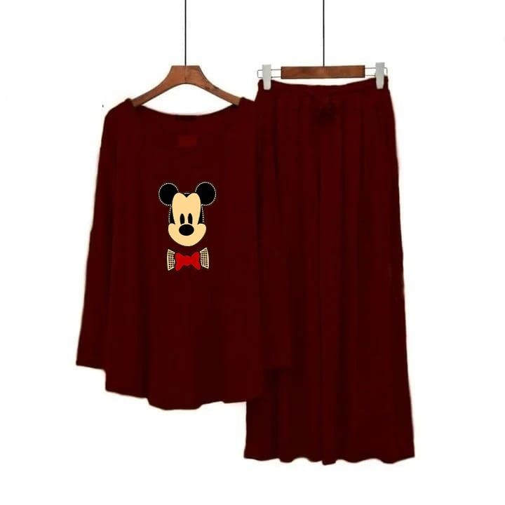 Micky Printed Flapper Night Dress - Oshi.pk - Buy & Sell Online