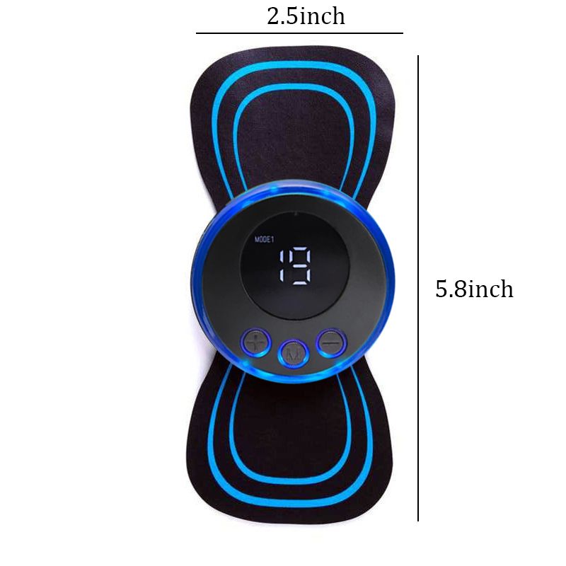 Buy 1 Get 1 Free Ems Mini Neck Massager Pain Relief Butterfly Men & Women