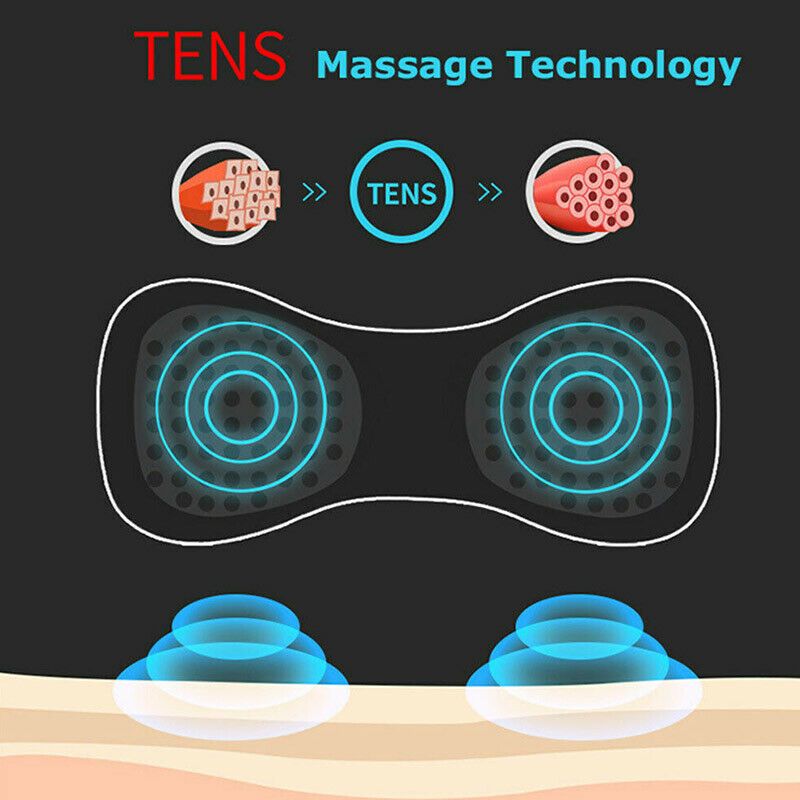 Buy 1 Get 1 Free Ems Mini Neck Massager Pain Relief Butterfly Men & Women