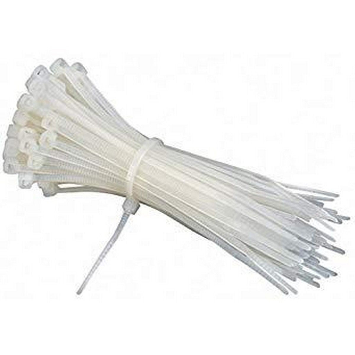 Cable Tie White Clip Nylon Plastic Wire Zip Ties Self Locking 4 Inch ( 100 Piece In Packet ) - Oshi.pk - Buy & Sell Online