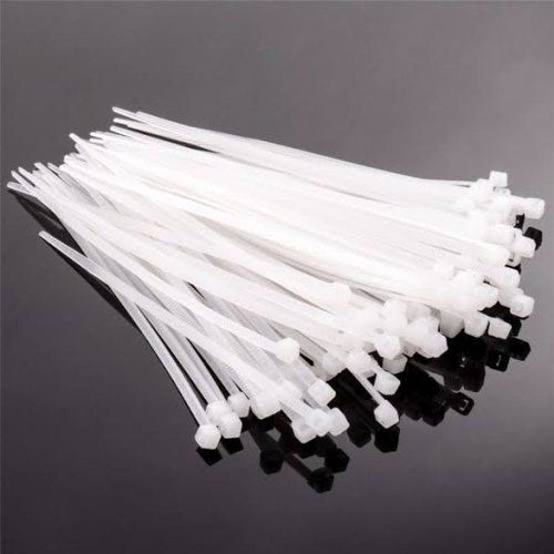 Cable Tie White Clip Nylon Plastic Wire Zip Ties Self Locking 4 Inch ( 100 Piece In Packet ) - Oshi.pk - Buy & Sell Online