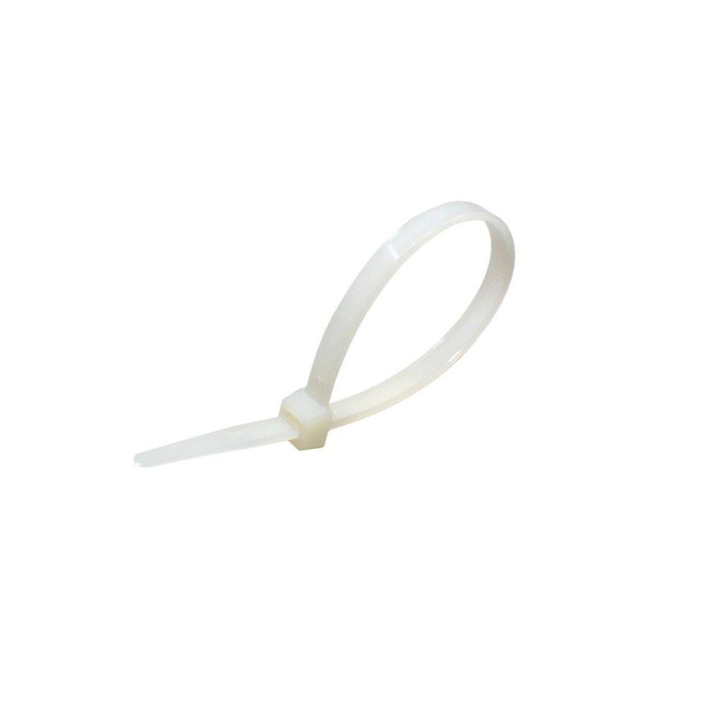 Cable Tie White Clip Nylon Plastic Wire Zip Ties Self Locking 4 Inch ( 100 Piece In Packet ) - Oshi.pk - Buy & Sell Online