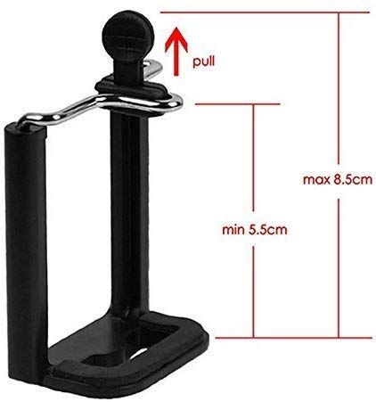 Camera Stand Clip Bracket Holder Tripod Monopod Mount Adapter for Mobile Phone