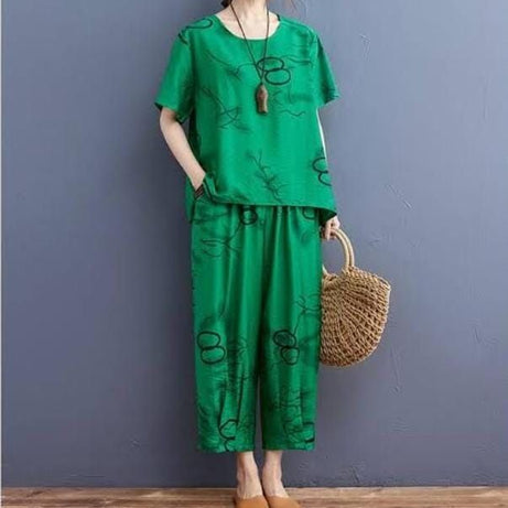 Capri Style Night Dress Tshirt and Capri Trouser For Her - Oshi.pk - Buy & Sell Online