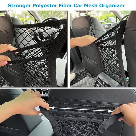 Car Mesh Organizer 3 Layer Car Storage Organizer Seat Back Net - Oshi.pk - Buy & Sell Online