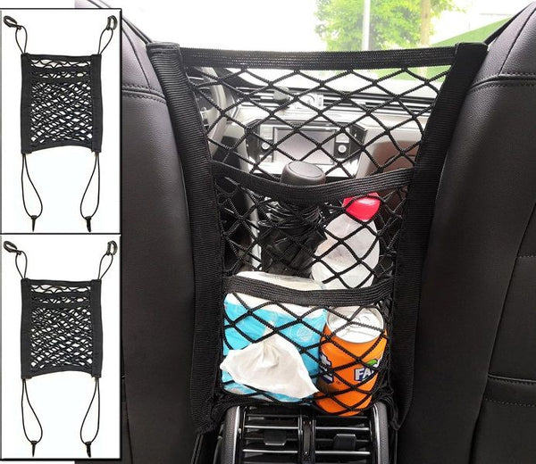 Car Mesh Organizer 3 Layer Car Storage Organizer Seat Back Net - Oshi.pk - Buy & Sell Online