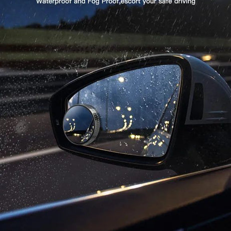 Car Round Mirror Original Glass Rear view Blind spot Side Mirror Wide angle 360 lens 2 pcs - Oshi.pk - Buy & Sell Online